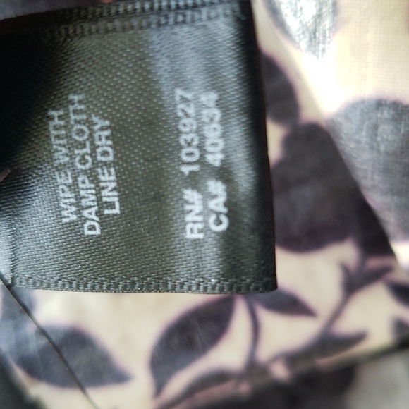 Marc Jacobs Purple/White Floral Patterned Rain Jacket Coat,Size S,Originally$298 - Picture 6 of 10